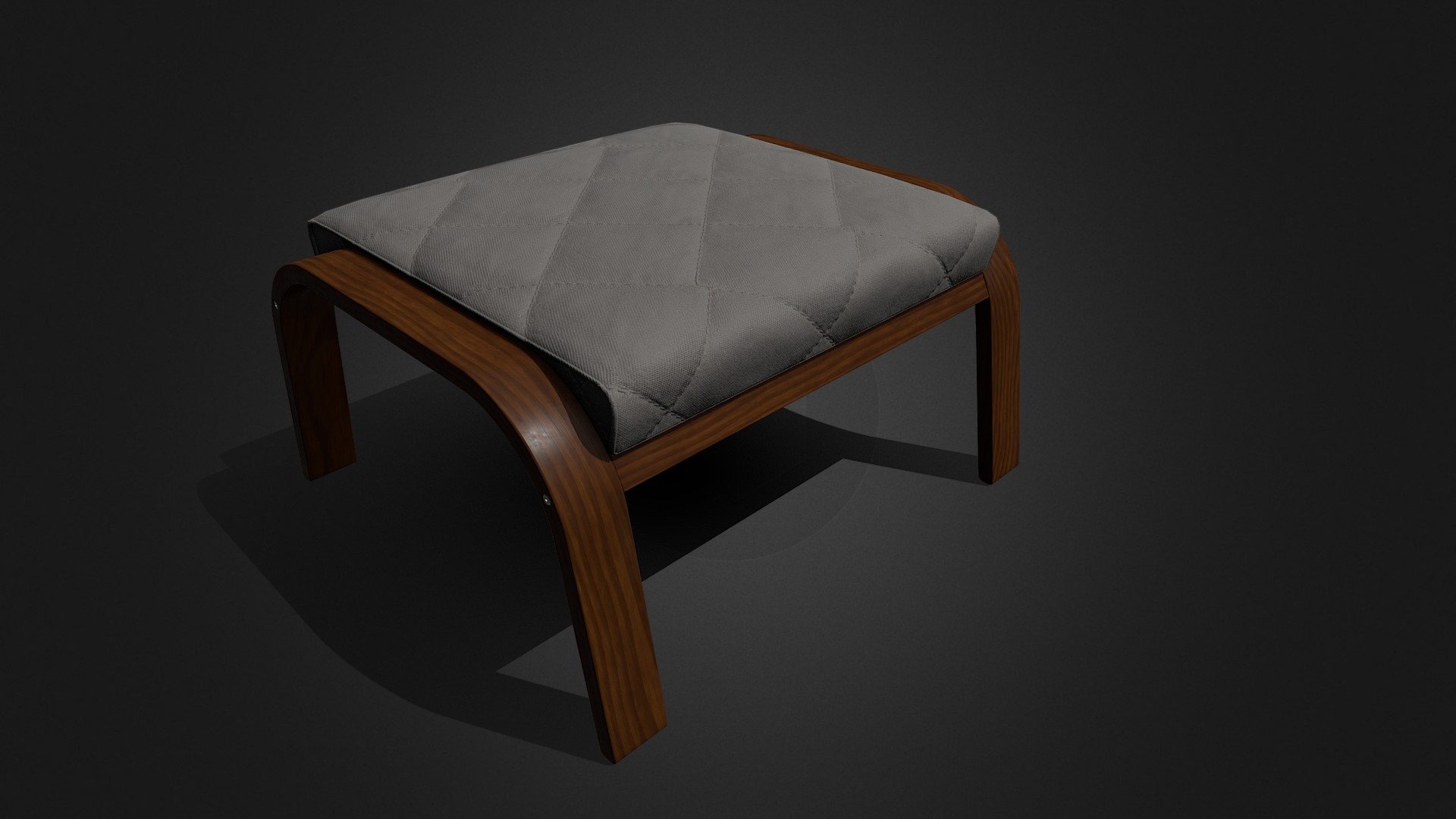 Foot Stool 02 - Buy Royalty Free 3D model by RoninArtist [e7ba0c3 ...