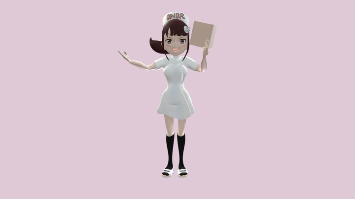 BNBR - Nurse Costume 3D Model
