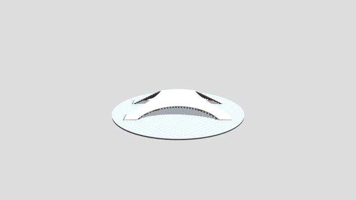 Kangaroo Waffle Pavillion 3D Model