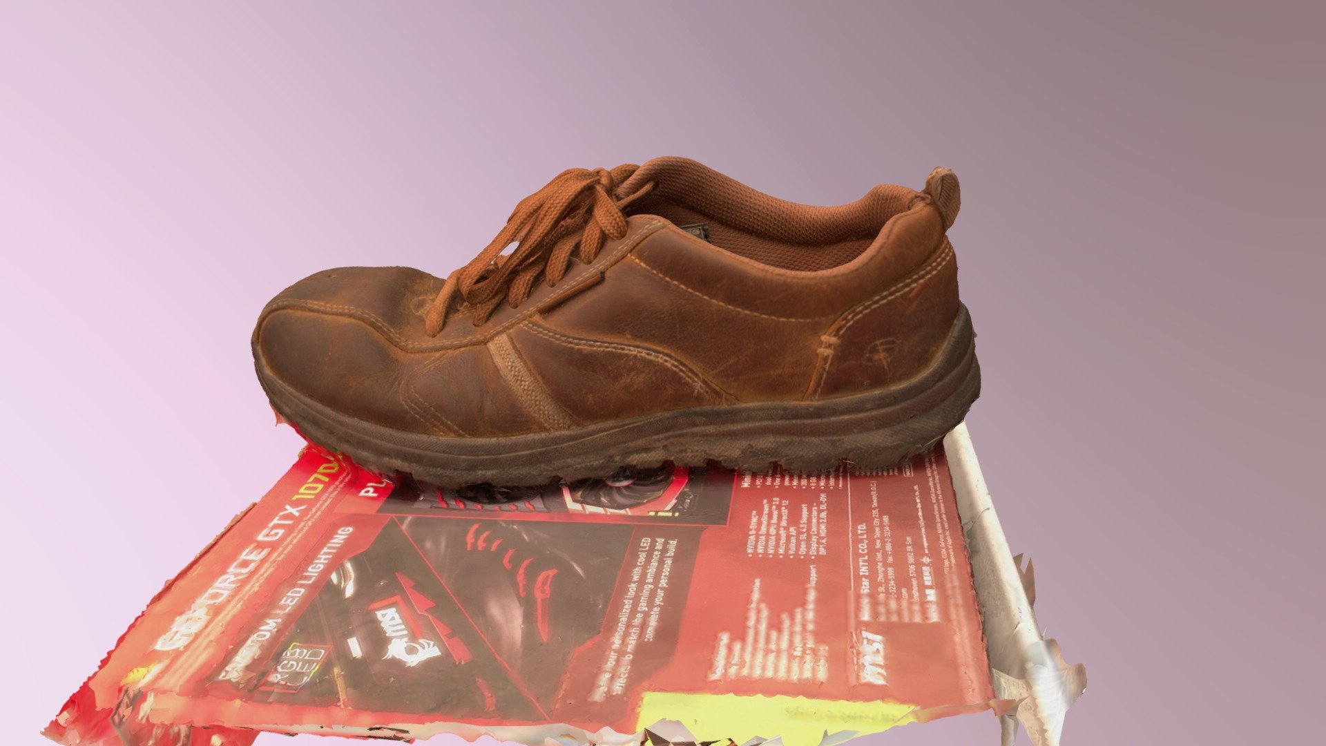 3D Shoe - Photogrammetry - 3D model by renman [e7bb0cd] - Sketchfab