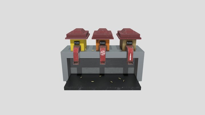 GART130 Dispenser 3D Model