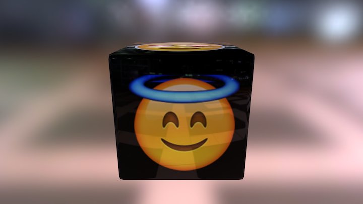 Würfel Emoji 3D Model
