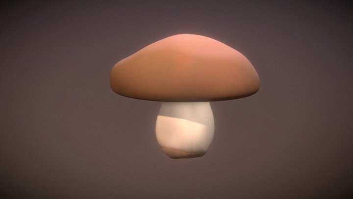 Boletus edulis Mushroom Model 3D Model