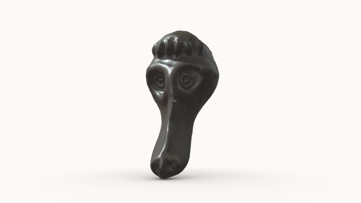 Ornement de fin de poutre : Tête De Canard 3D Model