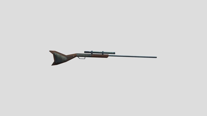 Tusken Rifle 3D Model