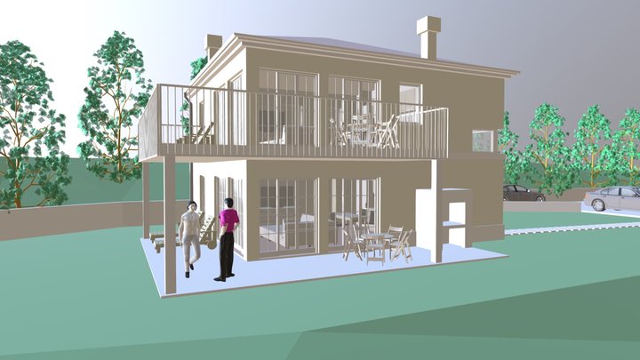Maison Villelongue 3D Model