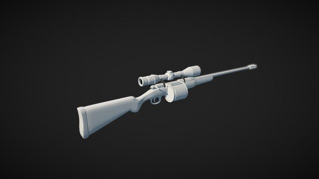 Hunting Rifle_Ambient 3D Model