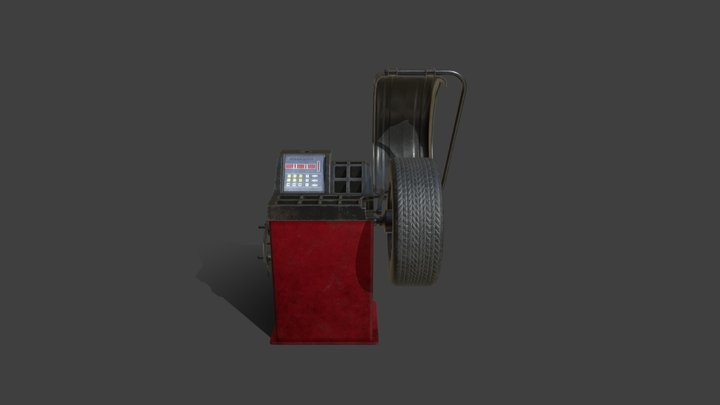 Wheel balancer 3D Model