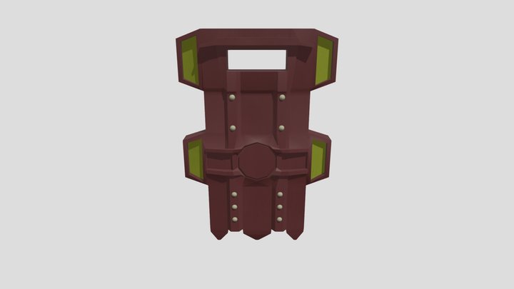 40k Shield 3D Model