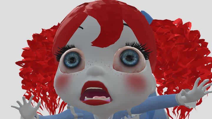 animations-poppy-playtime-poppy 3D Model