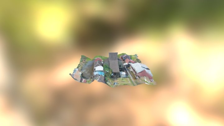 Bubungan Tinggi, Rumah Adat Kalimantan Selatan 3D Model