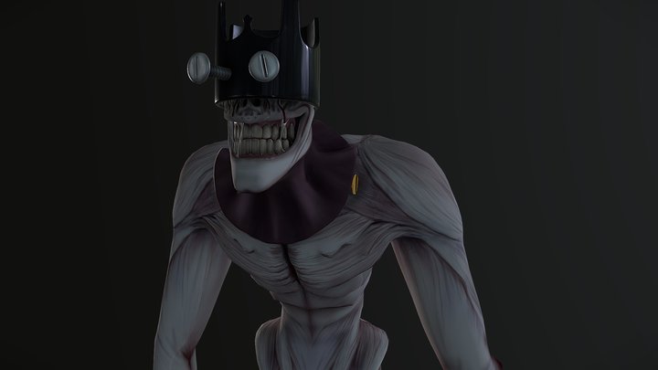 Horror Creature 3D Model