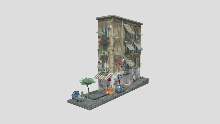 DAE Rowhomes - Napels 3D Model