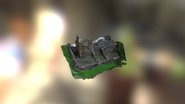 Berkhamsted Castle - Room Divisions 3D Model