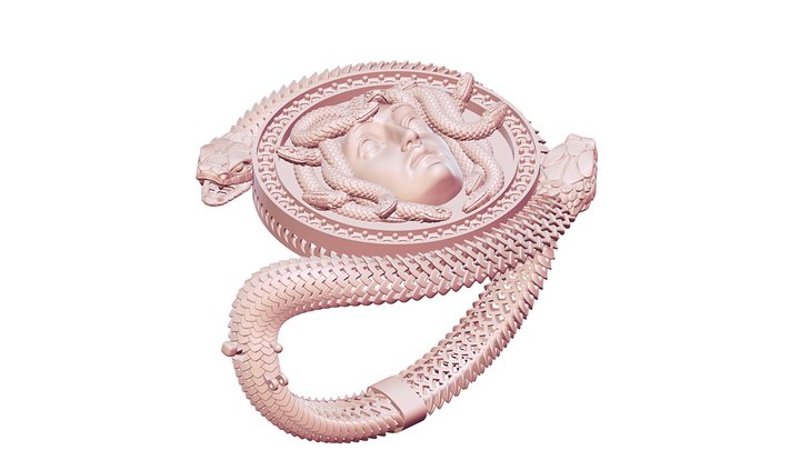Medusa Bracelet 3D Model