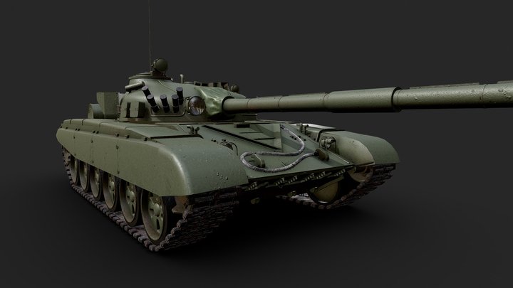 T-72 M1 Variant 3D Model