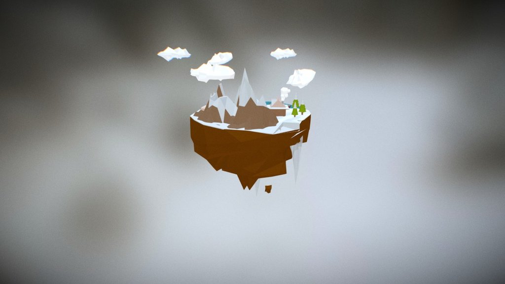 Low poly island - Download Free 3D model by kint1996 [e7c122e] - Sketchfab