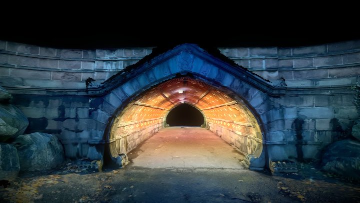 Central Park Bridge Tunnel 3D Model