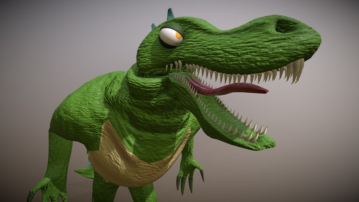 Axel Cocodrile 3D Model