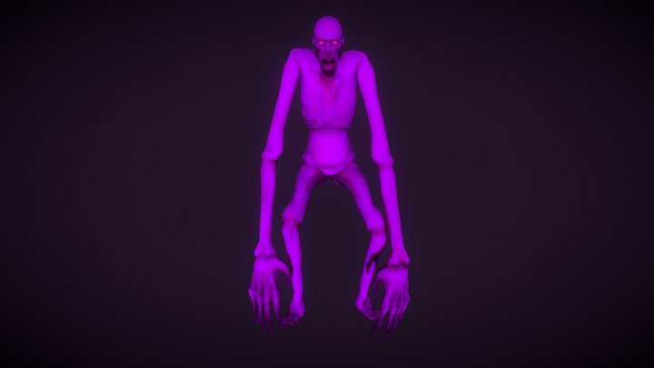 SCP-096 skeleton 3D model 3D printable