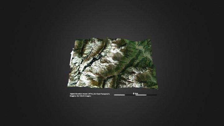孟屯河谷（老君沟-雪隆包） – Free 3D Model STL