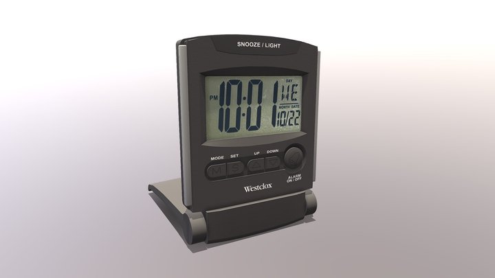 Alarm Clock 3D Model