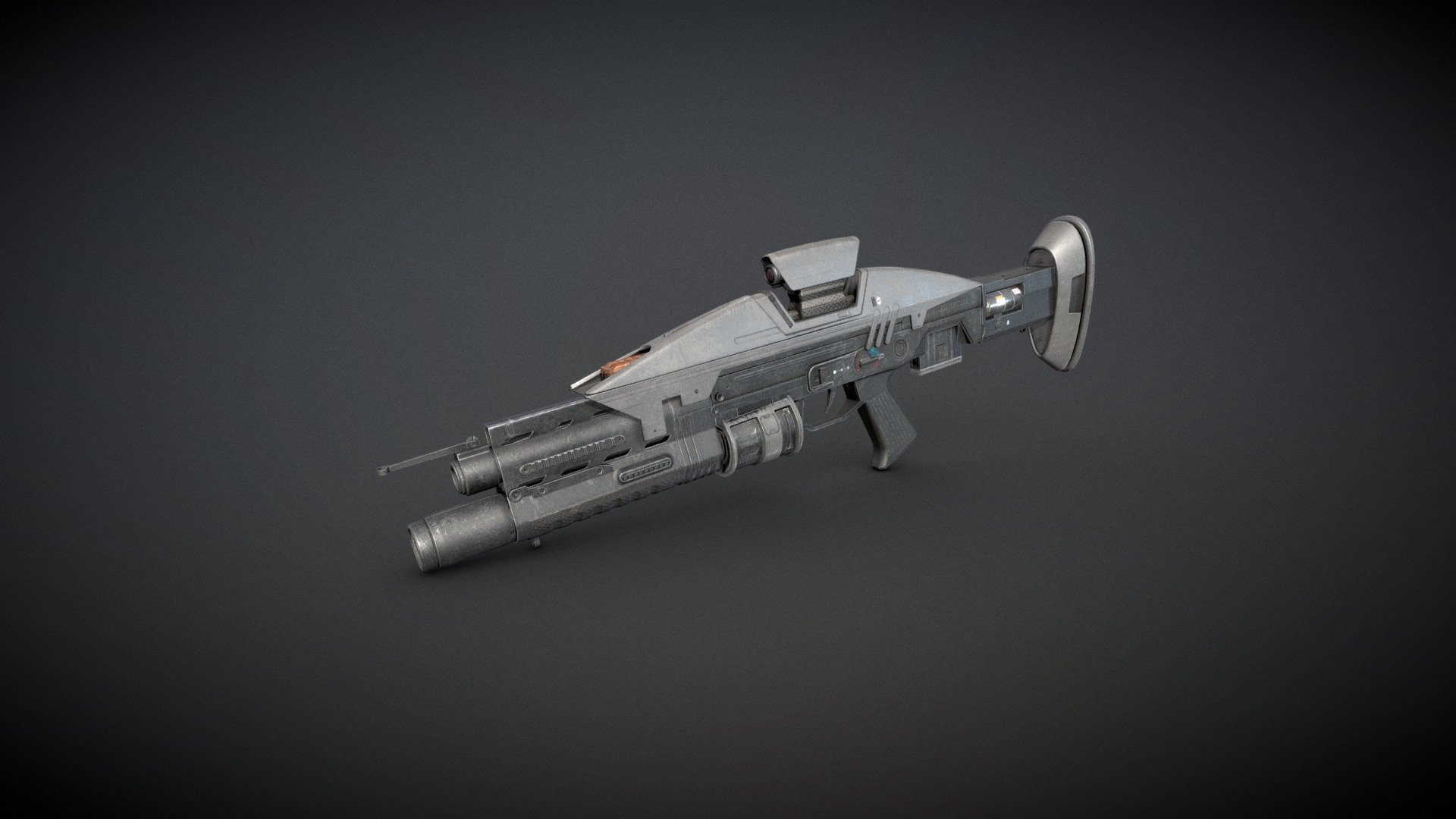Sci Fi Assault Rifle