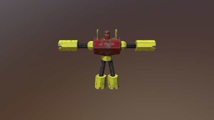 Worn Mech 3D Model