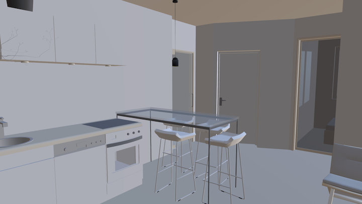 Miljonäärin oudon pieni kämppä 3D Model