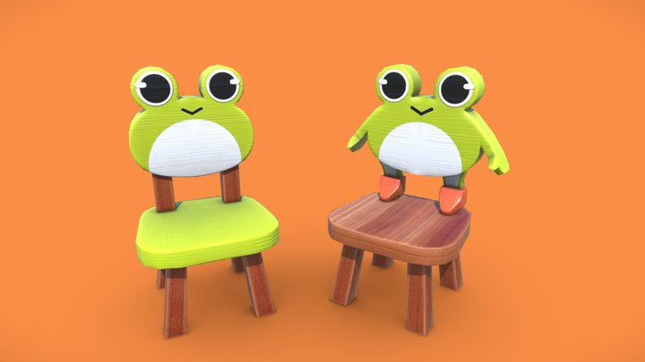 Froggy Chairs 3D Model