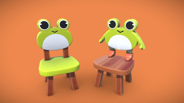 Froggy Chairs 3D Model