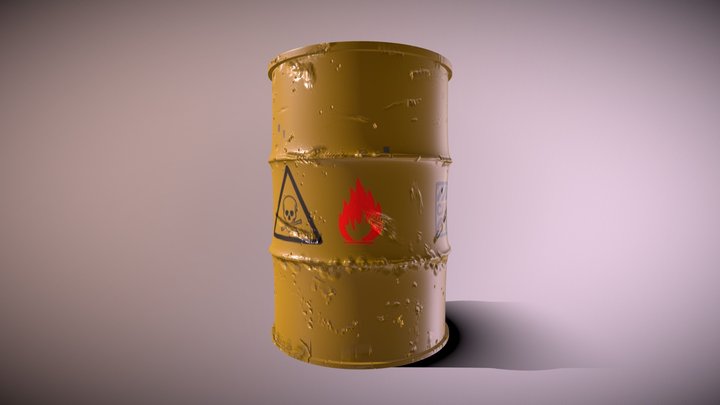 gas drum 3D Model