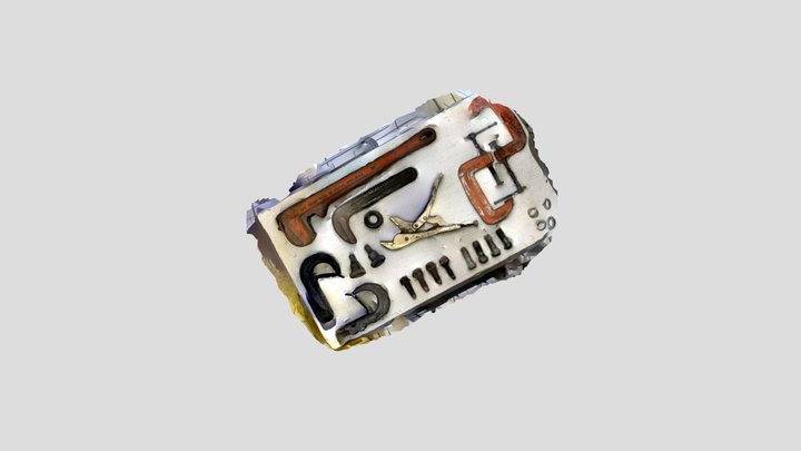 old rusty tools 3D Model