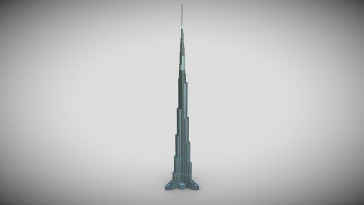 BUrj khalifa 3D Model