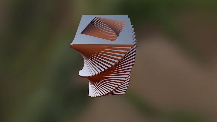 scultura spirale 3D Model