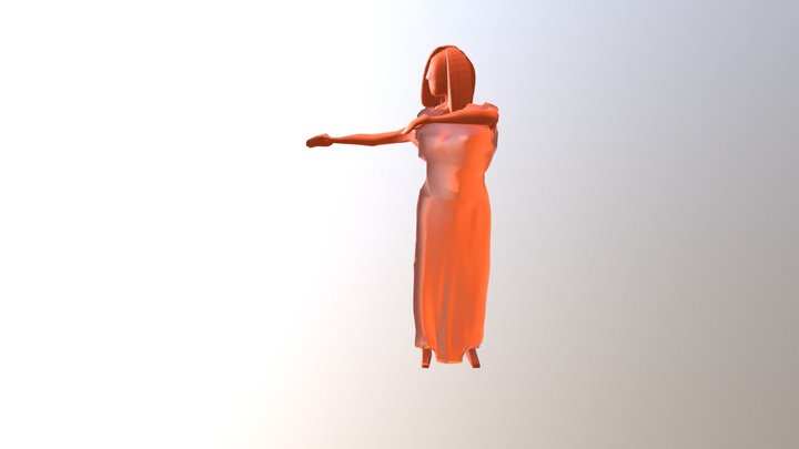 Fearless Lady 3D Model