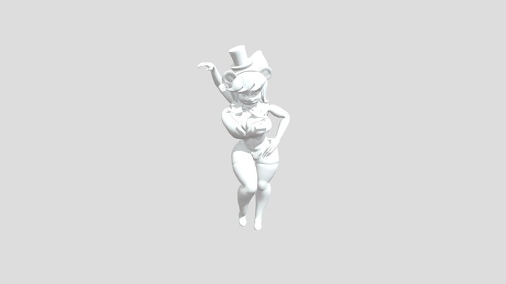 Female Standing Pose 3D Model