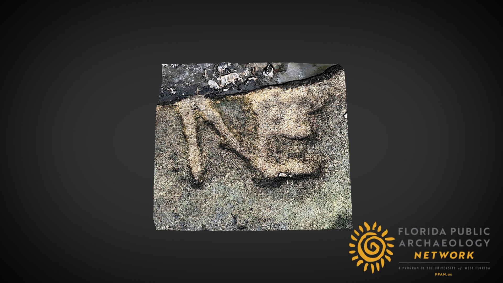 NE carving at Old Lighthouse Site