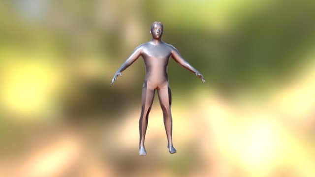 Low poly Male 3D Model