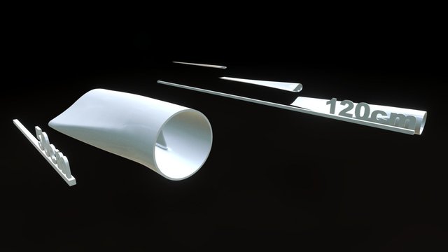 Blade Whole3 Eksport 3D Model