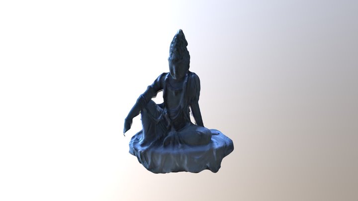 moon buddha 3D Model
