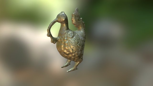 Hamsa Mythical Goose 3D Model