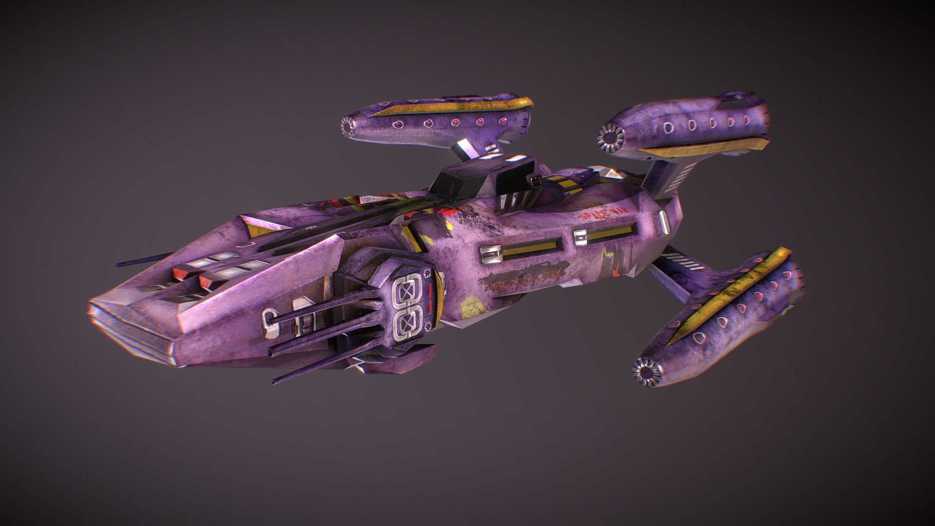 Spaceship Download Free 3D model by Zelad (zelad3d) [e7cb703] Sketchfab