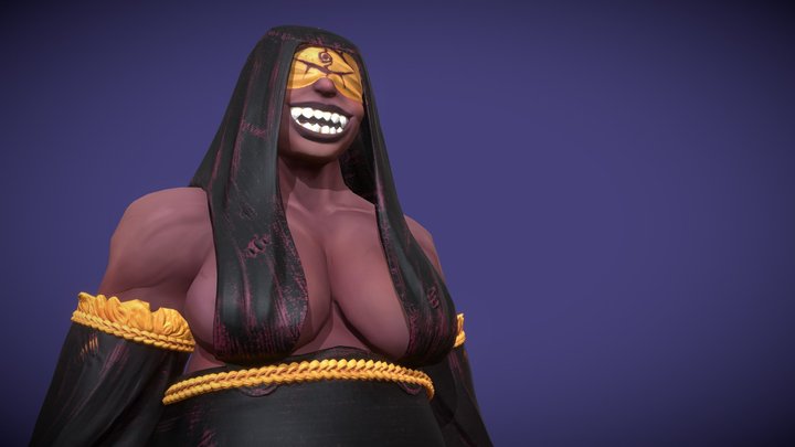 Bear Witch - Moma Bear 3D Model