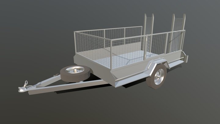 Golf buggy trailer
