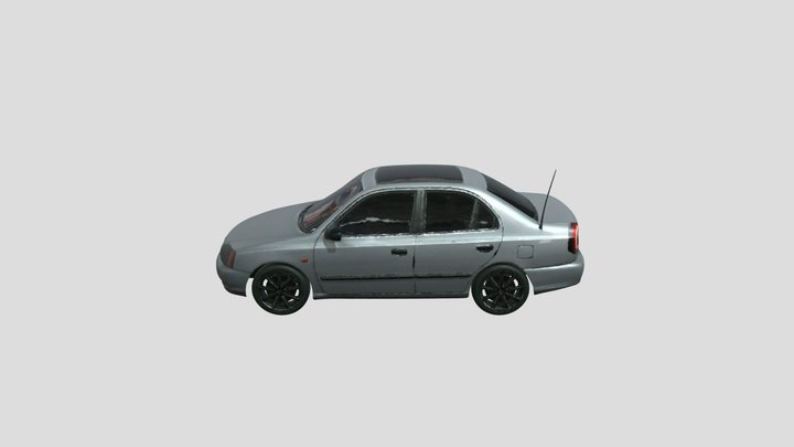 hyundai accent by nirteee 3D Model