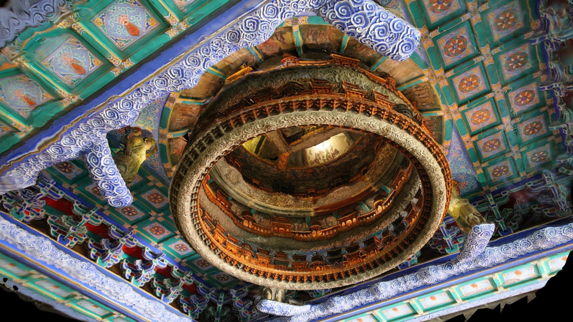 "Heavenly Palace" dome from Longfusi