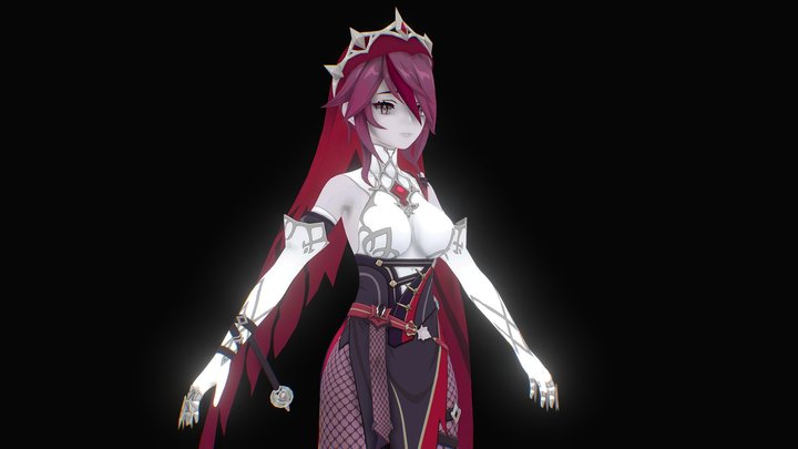 Rosaria | genshin impact – Modelo 3D gratuito STL