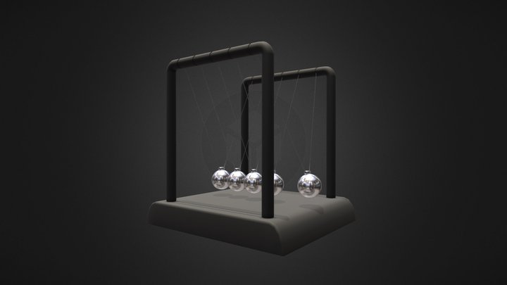 Newton's cradle – Free 3D Model STL
