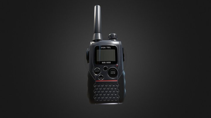 Portable radio 3D Model
